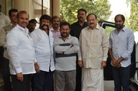 Politicians Watches GPSK Movie at Prasad Lab